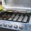 Osłona palnika WELL GRILL Dayton stal nierdzewna do grilla gazowego 6 sztuk