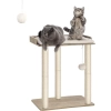Drapak FourFurPets BL78 68cm 3 słupki sizalowe platformy pompony