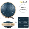 Bęben językowy MeloBeat 13 inch granatowy 15 nut z książką i torbą