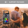 Głośnik bezprzewodowy Bluetooth S39 LED TF AUX z pilotem