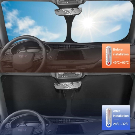 Osłona przeciwsłoneczna Mercedes Sprinter 2018-2025 składana Anti-UV