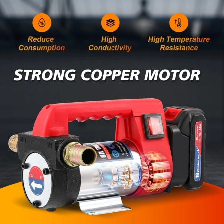 Pompa Mxmoonant Bezprzewodowa 260 W 50 l/min 2 baterie litowe 1500 mAh