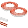 Listwa Zayejod Elastyczna PVC Biały 19x10mm 10M Samoprzylepna Wykończeniowa