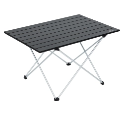 Składany stół Sportneer czarny ultralekki 68x46 cm z pokrowcem