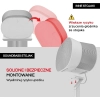 Stojak podłogowy głośnika Era300 metalowy biały 2 szt. zestaw