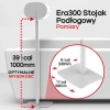 Stojak podłogowy głośnika Era300 metalowy biały 2 szt. zestaw