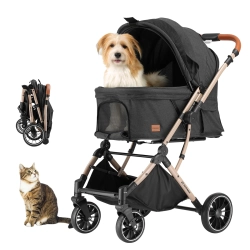 Wózek dla psa kota EchoSmile 4 w 1 składany do 20 kg