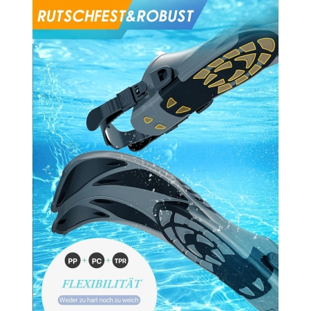 Zestaw do nurkowania Producent Model czarny L – XL 3 w 1 ochrona przed