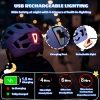 Kask rowerowy LIRENGUI Model fioletowy M lekki regulowany dla młodzieży