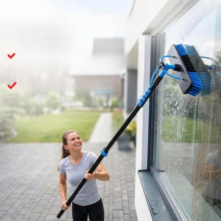 Szczotka CleanRite Teleskopowa 4.7m Wodny Przyłącz