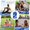 Przenośny ręcznik plażowy 210x200 cm – odporny na piasek i wodę