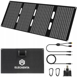 Powerbank ELECAENTA Model 1 mAh czarny przenośny i lekki