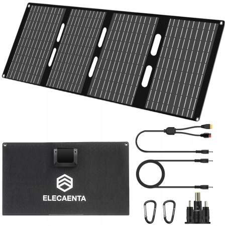 Powerbank ELECAENTA Model 1 mAh czarny przenośny i lekki