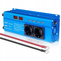 Przetwornica YINLEADER F-1500P 1500/3000W EU czysta fala sinusoidalna 12 V