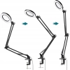Lampa LED SAVSOO Zacisk 8X Lupa 3 Tryby Kolorów Ramię Uchylnym