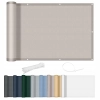 Osłona Balkonowa AXT SHADE 100x1000cm Taupe Ochrona UV i Wiatr PES 170g/m²