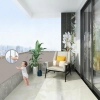 Osłona Balkonowa AXT SHADE 100x1000cm Taupe Ochrona UV i Wiatr PES 170g/m²