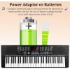 Keyboard Vangoa VGK611 61 klawiszy przenośny kontroler MIDI