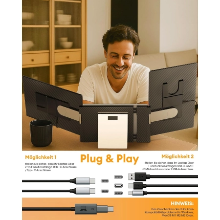 NGTeco S7 przenośny monitor FHD 16