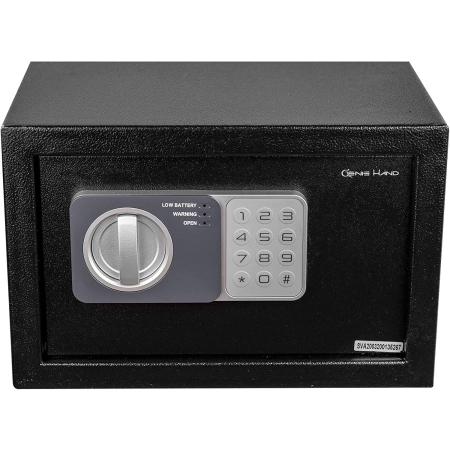 Genie Hand elektroniczny sejf z timerem 31x20x20 czarny