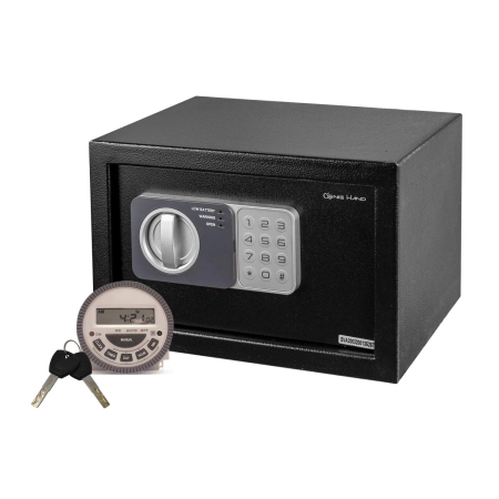 Genie Hand elektroniczny sejf z timerem 31x20x20 czarny
