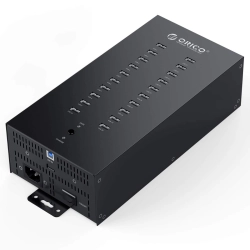 ORICO Przemysłowy koncentrator USB 20-portowy USB 2.0 o mocy 150 W
