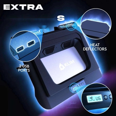 KLIM MISTRAL PODSTAWKA CHŁODZĄCA DO LAPTOPA  WENTYLATOR RGB