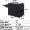 Kamera Mini Bezprzewodowa Czarna Amyway E8064 USB 32GB Full HD