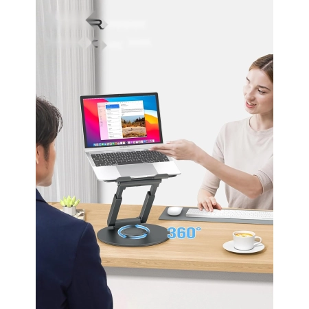 Stojak Touee teleskopowy laptopa 360 obrotowy regulowany kompatybilny 10-17