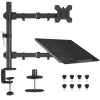 BONTEC MDM001B LT/MN Uchwyt z tacą na LAPTOPA VESA 75 100 do 10 kg 13 - 32"