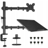 BONTEC MDM001B LT/MN Uchwyt z tacą na LAPTOPA VESA 75 100 do 10 kg 13 - 32
