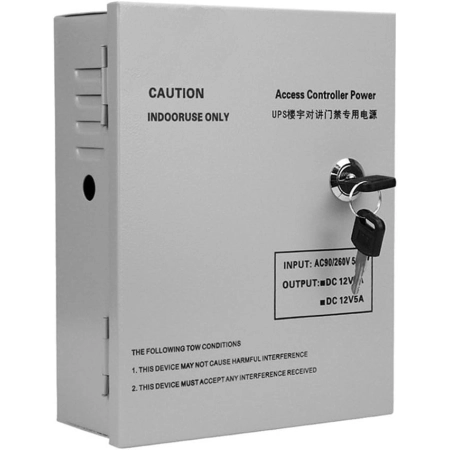 Skrzynka zasilacza LIBO Smart Home DYX5A DC12V UPS do zamków drzwi 5A