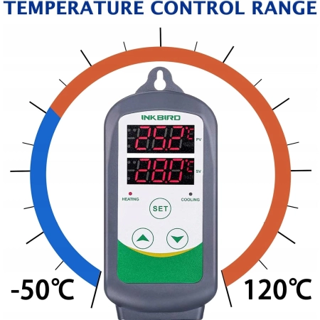 Inkbird ITC-308 Termostat Chłodzenie Grzanie 2200W Podwójne wyjście