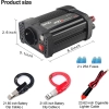Przetwornica napięcia BYGD 200W Power Inverter 12V DC konwerter mocy