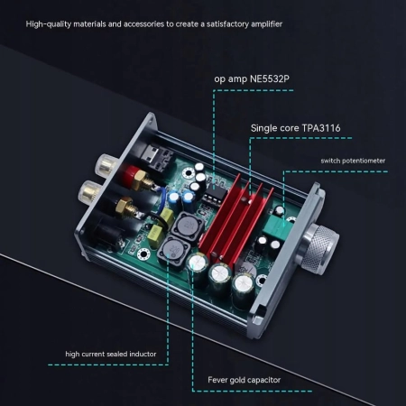 Wzmacniacz DollaTek B3 100W DC 12-24V AUDIO HIFI AMP