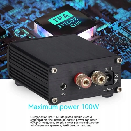 Wzmacniacz DollaTek B3 100W DC 12-24V AUDIO HIFI AMP