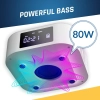 BOOMBOX RADIOODTWARZACZ KLIM E1 ODTWARZACZ CD USB EKRAN LCD ZESTAW STEREO