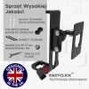 Uchwyt ścienny czarny kompatybilny z głośnikami Sonos One ONESL & Play 2szt
