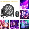 LED Par Slim 36 ZQ01082 RGBW Disco Light DMX512 z pilotem