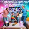 Zestaw karaoke Dislocati Zestaw do karaoke fioletowy 2 mikrofony Bluetooth