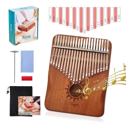 Kalimba Cega Piano 21 kluczy torba afrykański instrument