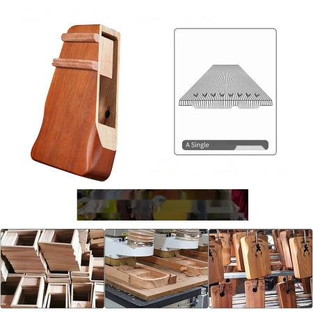 Kalimba Cega Piano 21 kluczy torba afrykański instrument