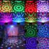 Lampa imprezowa LED RGB 3W Disco obrotowa 360° pilot DJ