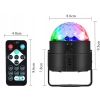 Lampa imprezowa LED RGB 3W Disco obrotowa 360° pilot DJ