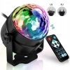 Lampa imprezowa LED RGB 3W Disco obrotowa 360° pilot DJ