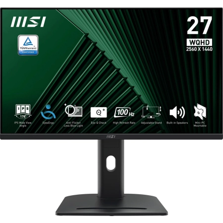 Monitor LED MSI PRO MP275QPG 27" 2560 x 1440 px IPS / PLS