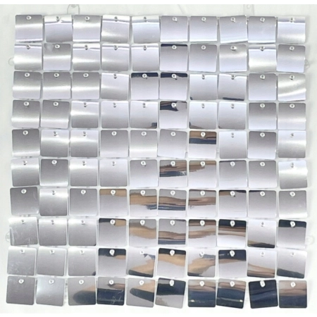 KATE tło fotograficzne PANEL CEKINOWY ŚCIANKA 30x30cm 24 szt. SREBRNE