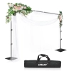 EMART STATYW DO TŁA FOTOGRAFICZNEGO 3x2.6m STUDIO ZESTAW TELESKOPOWY