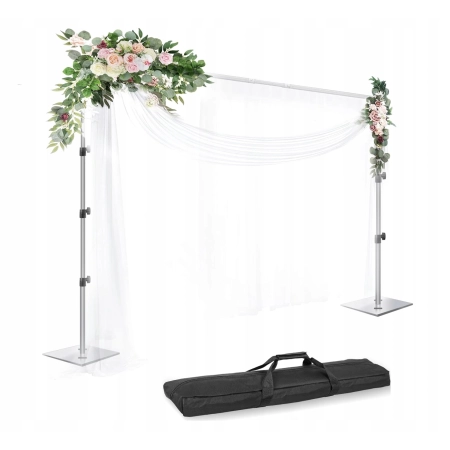 EMART STATYW DO TŁA FOTOGRAFICZNEGO 3x2.6m STUDIO ZESTAW TELESKOPOWY