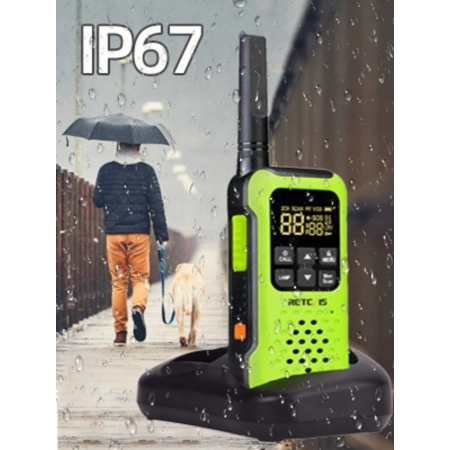 Krótkofalówki Retevis RT649P nietonące wodoszczelne LED 2 szt